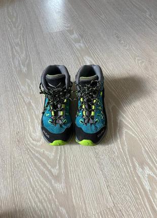 Черевики дитячі ботинки термо непромокаючі salewa jr alp trainer mid gtx gore-tex4 фото