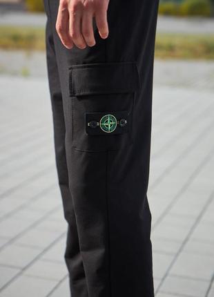 Костюм stone island: червоний світшот+штани6 фото