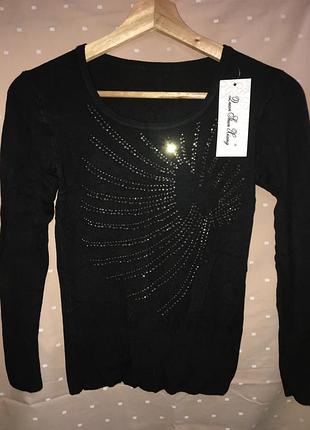 Кофта со стразами