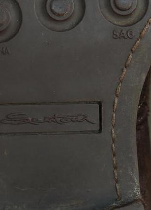 Винтажные замшевые челси santoni brown suede brogue chelsea vintage boots10 фото