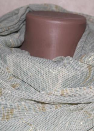 Крутейший шарфик -хомут с люрексом2 фото