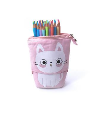 Подарунковий набір канцелярії з 20 одиниць (жовтий блокнот)