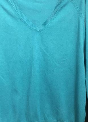 Классика блуза с v-образным вырезом кофта свитшет basics реглан2 фото