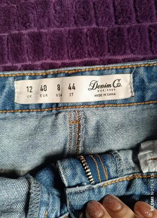 Denim co юбка джинсовая мини5 фото