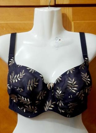 Брендовий красивий кружевний напівпрозорий бюстгалтер р.38 е 85 е від panache