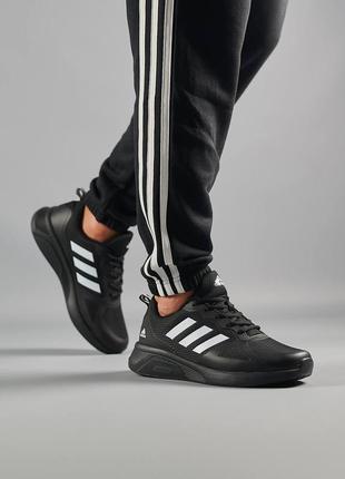 Мужские кроссовки adidas cloudfoam termo black white