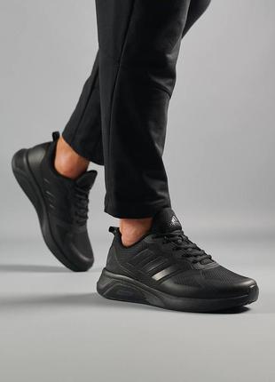 Мужские кроссовки adidas cloudfoam termo all black