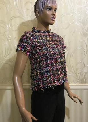 Укороченный джемпер/блуза, zara, размер xs2 фото