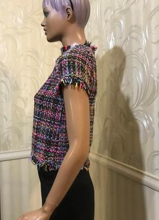 Укороченный джемпер/блуза, zara, размер xs3 фото