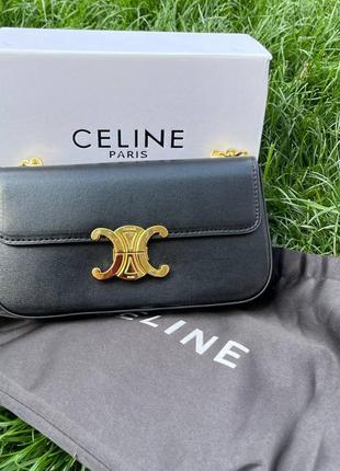 Кожаная сумка celine