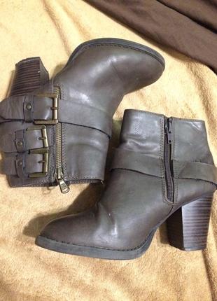 Dorothy perkins ботинки ботильоны коричневые 23 см2 фото