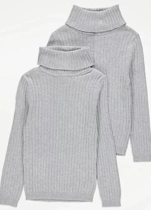 Гольф серый george 116, 122, 128, 134, 140, 146, 152см