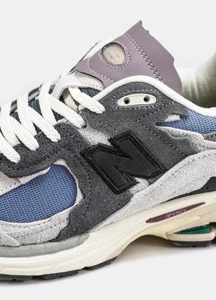 Женские кроссовки new balance 2002r gray blue / smb8 фото