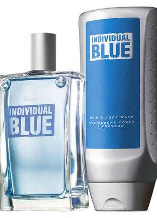 Набір individual blue avon (100 мл +250 мл)