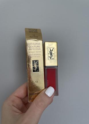 Блеск красный помада красная оригинал ysl
