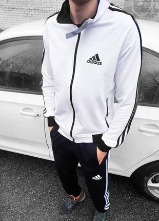 Спортивный костюм adidas белый🔥