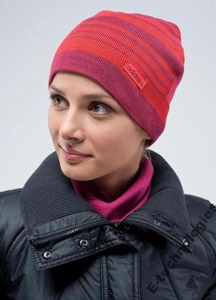 Стильная теплая женская шапка adidas w beanie оригинал