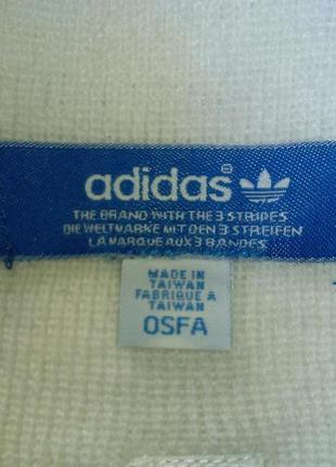 Шапка adidas ac logo beanie чоловік оригінал бел7 фото