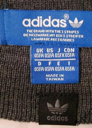 Жіноча шапка adidas originals ac logo beanie дружин grey7 фото