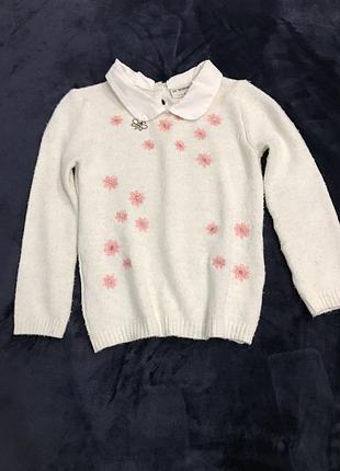 Мила кофточка сорочка на дівчинку 7-8 л