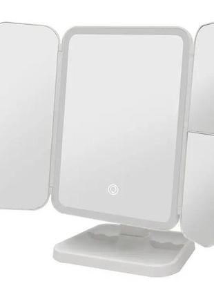 Дзеркало для макіяжу з led-підсвіткою потрійне xw-810 (ma-73) (ma2304-47) (16)