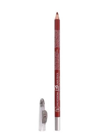 Олівець для губ triumph №93 червоний з точилкою дерев'яний scarlet red