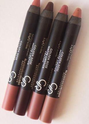 Помада-карандаш для губ golden rose crayon №17 голден роуз3 фото
