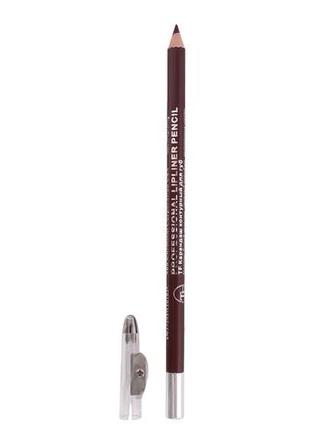 Олівець для губ triumph №10 бордовий з точилкою дерев'яний auburn