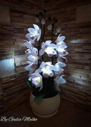 Светодиодный светильник - орхидея
