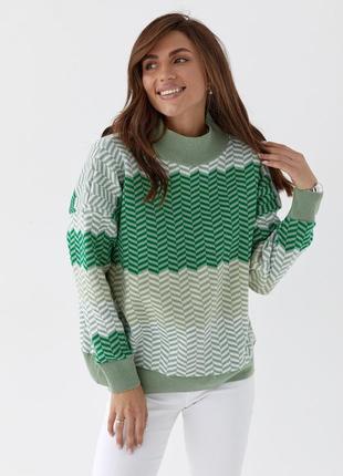 Стильный женский свитер свободного кроя2 фото