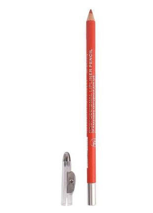 Олівець для губ triumph №78 кораловий з точилкою дерев'яний red berry1 фото