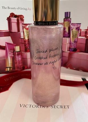 Victoria's secret  pure seduction shimmer fragrance mist спрей для тіла з шимером2 фото