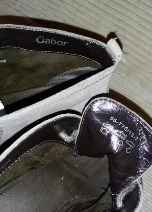 Замшевые ботинки gabor размер 39,5 (26см)3 фото