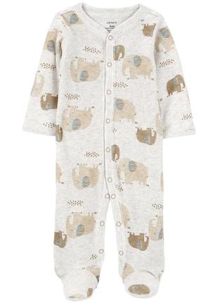 Бавовняний чоловічок сліп піжама термо для хлопчика carter’s картерс