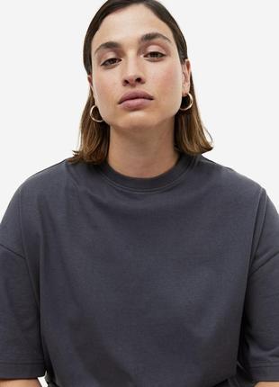 Футболка h&m дівчинку divided оверсайз з м'якого бавовняного трикотажу.6 фото