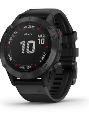 Garmin fenix 6 pro black (010-02158-02) спортивные смарт-часы новые!!!