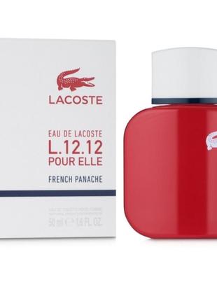 Оригинальный eau de lacoste lacoste l. 12.12 pour elle french panache 50 ml туалетна вода