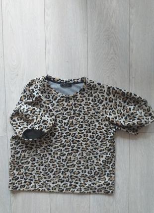 Блуза кофта с тигровым принтом2 фото