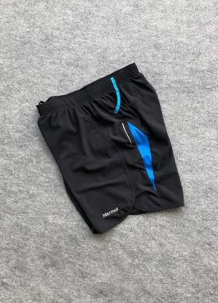 Спортивные шорты marmot interval training shorts black/blue