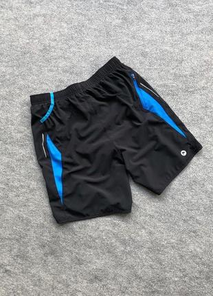 Спортивные шорты marmot interval training shorts black/blue5 фото