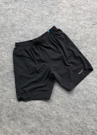 Спортивні шорти marmot interval training shorts black/blue3 фото