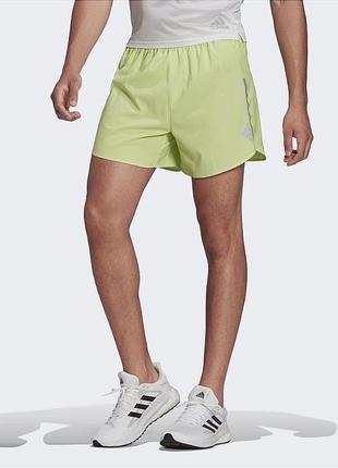 Бігові шорти adidas designed 4 running shorts green