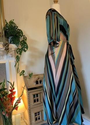 Роскошное платье zara, длинное стильное с поясом новое3 фото