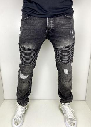 Denim co. slim джинсы w30/l32 размер серые оригинал