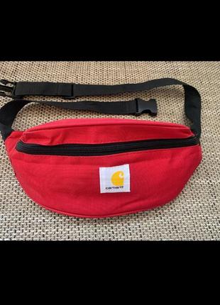Сумка на пояс carhartt red belt bag поясна сумка сумка на груди бананка