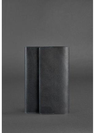 Шкіряний чорний блокнот ручної роботи софт-бук для ділових чоловіків і жінок блокнот люкс класу шкіряний