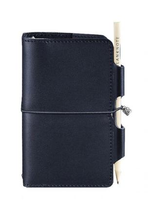 Кожаный блокнот синий блокнот премиум класса для деловых мужчин и женщин кожаный...