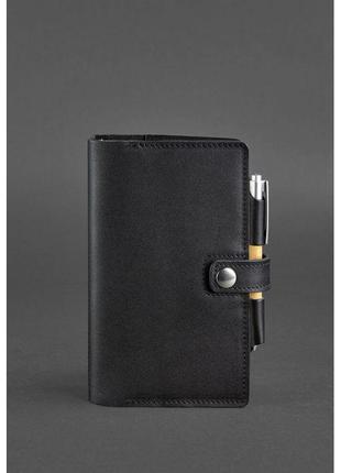 Кожаный блокнот (софт-бук) 4.0 черный кожаный бизнес блокнот для мужчины качественный блокнот для женщины а51 фото