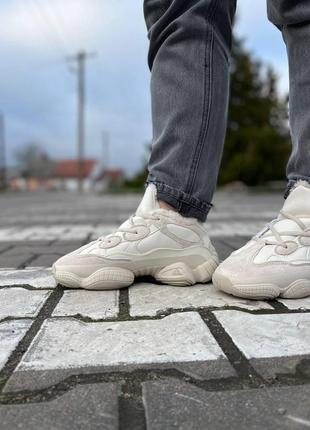 Зимние кроссовки унисекс adidas yeezy boost 500 blush v22 фото