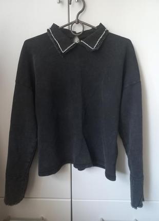 Кофточка zara с воротничком